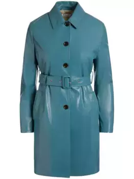 Пальто с поясом Bally, синий