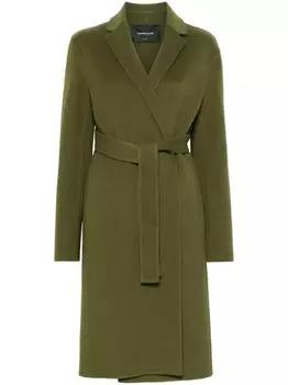 Пальто с поясом Fabiana Filippi, зеленый