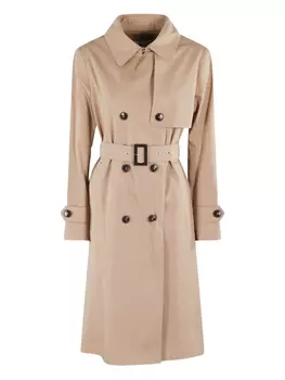 Пальто с поясом Herno, нейтральный