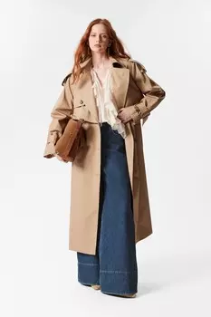 Пальто с поясом & Other Stories, бежевый