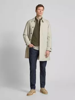 Пальто с потайной застежкой на пуговицы Polo Ralph Lauren, бежевый