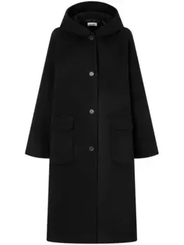 Пальто с потайной застежкой STUDIO TOMBOY, черный