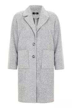 Пальто с пришитыми карманами Jimmy Sanders, серый