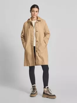 Пальто с прорезными карманами camel active, бежевый