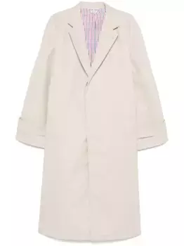 Пальто с рукавами реглан THOM BROWNE, нейтральный