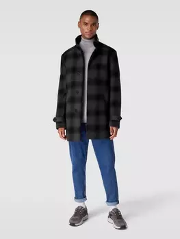 Пальто с воротником стойкой модель "REUBEN" Selected, антрацит