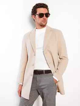 Пальто с воротником-стойкой Slim Fit Men's Cachet Coat LCWAIKIKI Classic