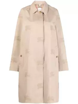 Пальто с вышивкой BURBERRY, нейтральный