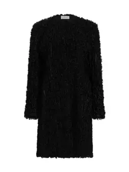 Пальто с завязками из овчины Watson The Row, черный