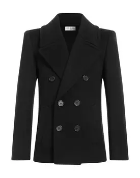Пальто Saint Laurent, черный