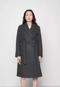 Пальто Samsøe Samsøe, серый