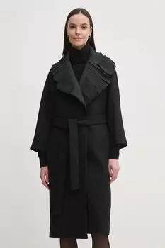 Пальто Sandro Ferrone, черный