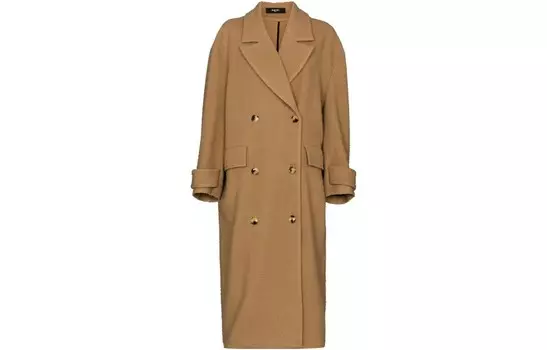 Пальто шерстяное Amiri, коричневый