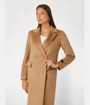 Пальто шерстяное Marciano Guess Roxi, коричневый