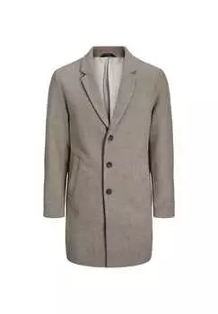 Пальто шерстяное пальто Моррисон Jack & Jones, бежевый