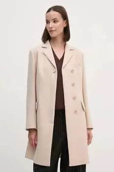 Пальто Sisley, бежевый