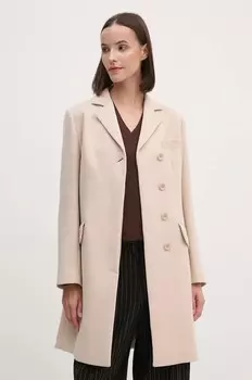 Пальто Sisley, бежевый