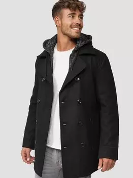 Пальто скалы Indicode, черный