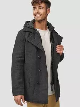 Пальто скалы Indicode, черный