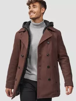 Пальто скалы Indicode, коричневый
