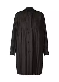 Пальто smooth coat Pleats Please Issey Miyake, черный
