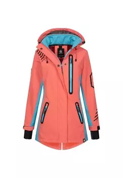 Пальто Softshell Ветровка Softshell Rock Creek, коралловый