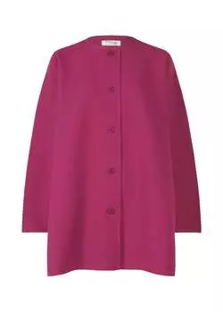 Пальто solid knit Me Issey Miyake, фиолетовый