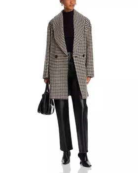 Пальто средней длины Bagatelle с шалевым воротником, мультиколор