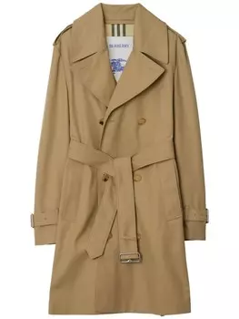 Пальто средней длины Burberry, нейтральный цвет