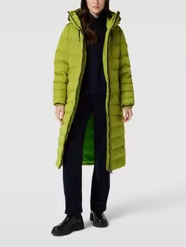 Пальто стеганое с деталью лейбла модель "CORDOBA LONG" Wellensteyn, светло-зеленый