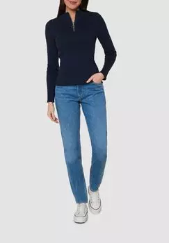 Пальто стеганое, с капюшоном, однотонное, женское Marc O'Polo DENIM, черный