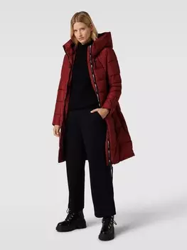 Пальто стеганое с воротником стойкой модель "ДЖИЛИАС" khujo, темно-красный