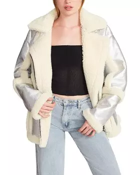 Пальто Steve Madden Freeman, серебряный