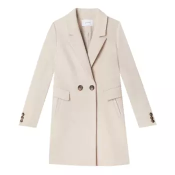 Пальто Stradivarius, бежевый
