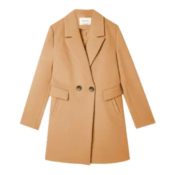 Пальто Stradivarius, бежевый