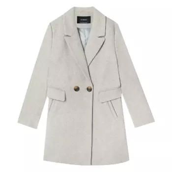 Пальто Stradivarius, серый