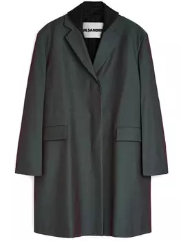 Пальто строгого кроя Jil Sander, серый