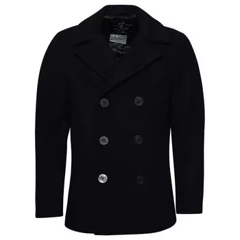Пальто Superdry Merchant Wool Pea, черный