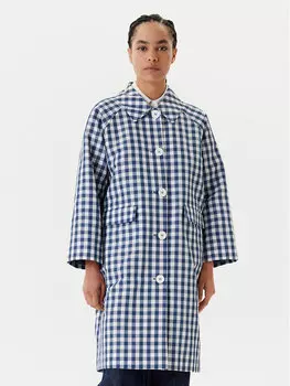 Пальто свободного кроя переходное 2OPFDN07P United Colors Of Benetton, синий