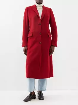 Пальто татьяны из верблюжьей шерсти Giuliva Heritage, красный