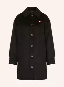 Пальто Tommy Jeans, черный