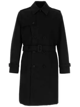 Пальто-тренч Burberry из габардина, черный