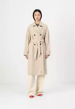 Пальто-тренч JDYCAMILLA LONG BELT JACKET JDY, бежевый