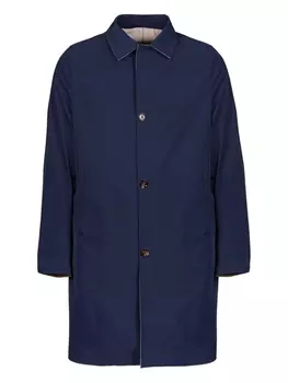Пальто-тренч Kired с застежкой на пуговицы, синий