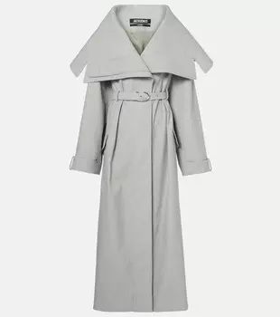 Пальто-тренч Le Trench Caruso большого размера Jacquemus, цвет light grey