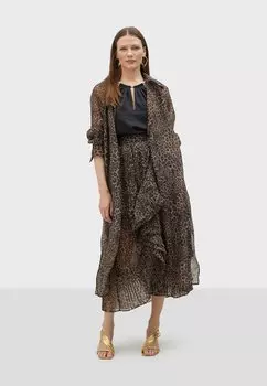 Пальто-тренч LOLA CASADEMUNT, коричневый