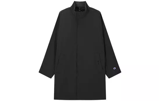 Пальто-тренч унисекс Champion, темно-серый