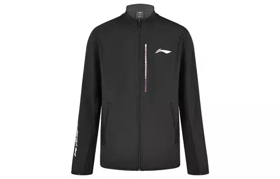 Пальто-тренч унисекс черное Lining, черный