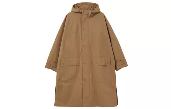 Пальто-тренч унисекс Uniqlo, 29 темно-оранжевый