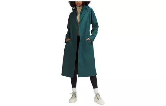 Пальто тренч женские Lululemon, цвет Green Jasper